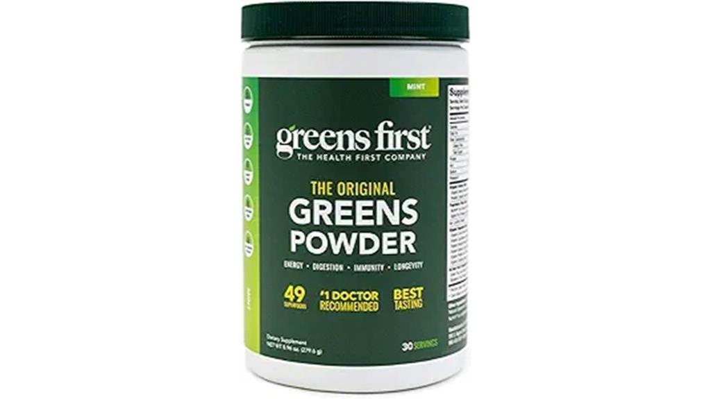 organic greens powder 30 servings