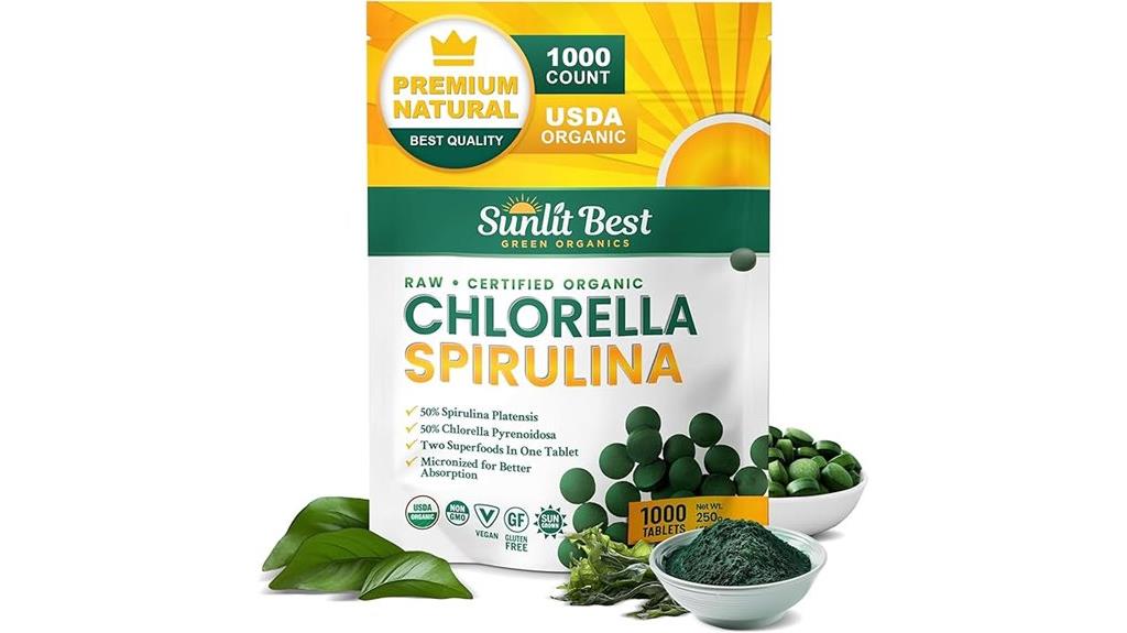 organic superfood supplement tablets