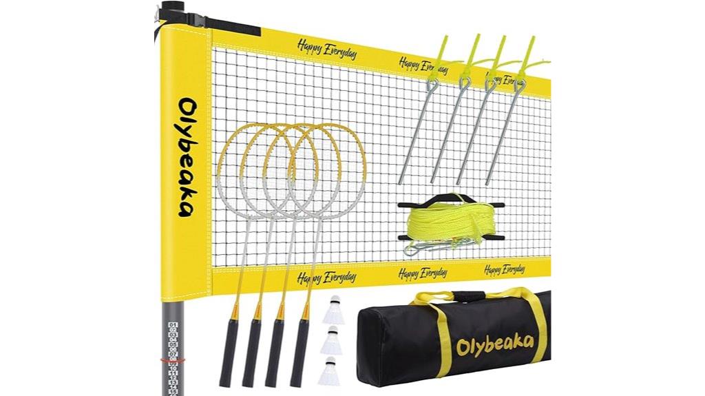 outdoor badminton set