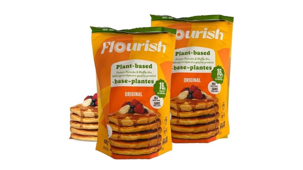 plant based pancake mix pack