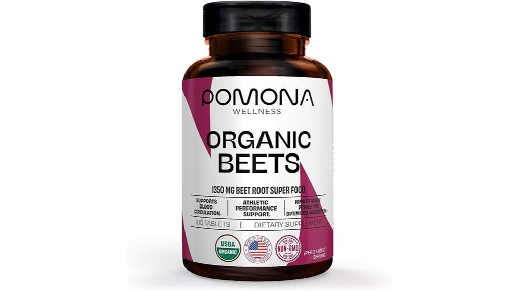 pomona wellness beetroot tablets
