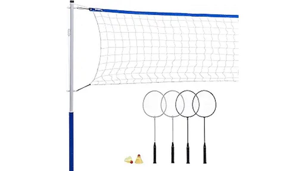 portable badminton game set