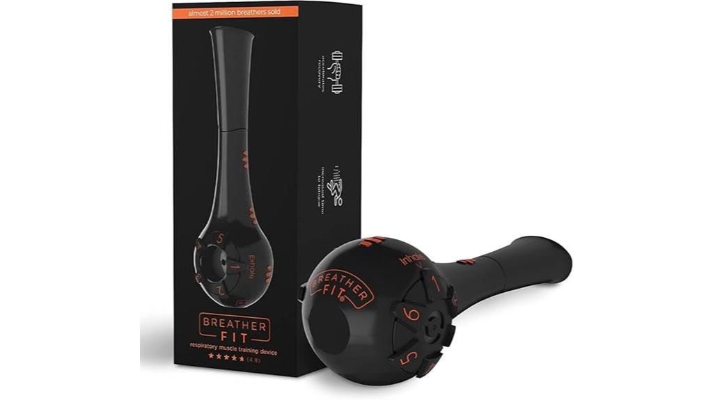 portable breathing exercise device