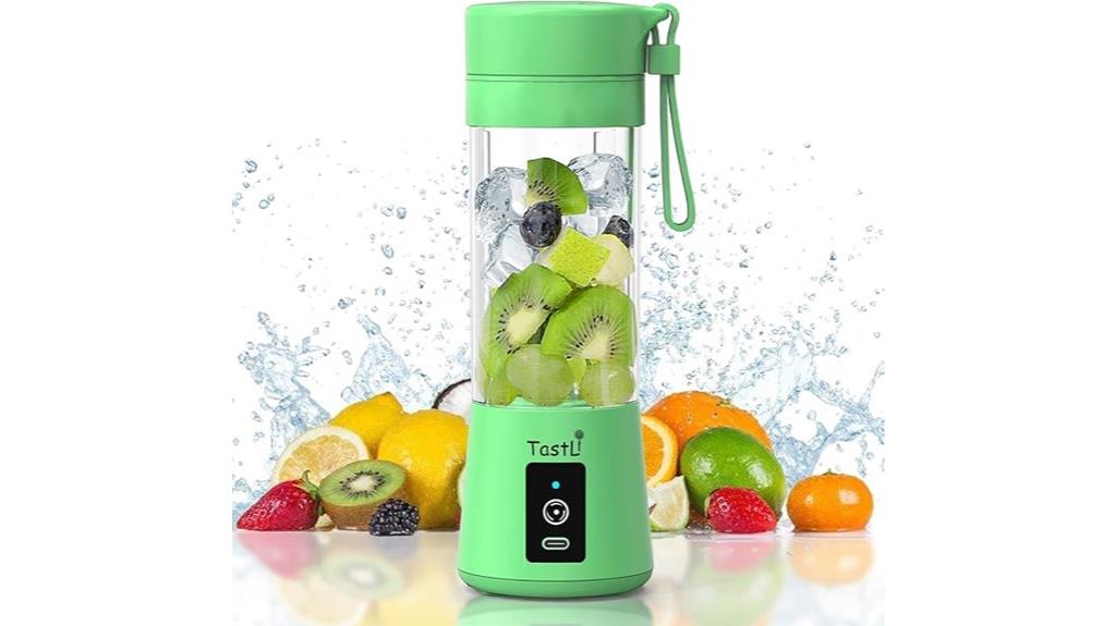 portable green mini blender