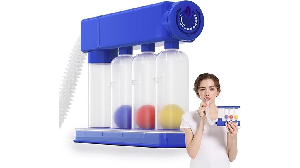 portable lung breathing trainer