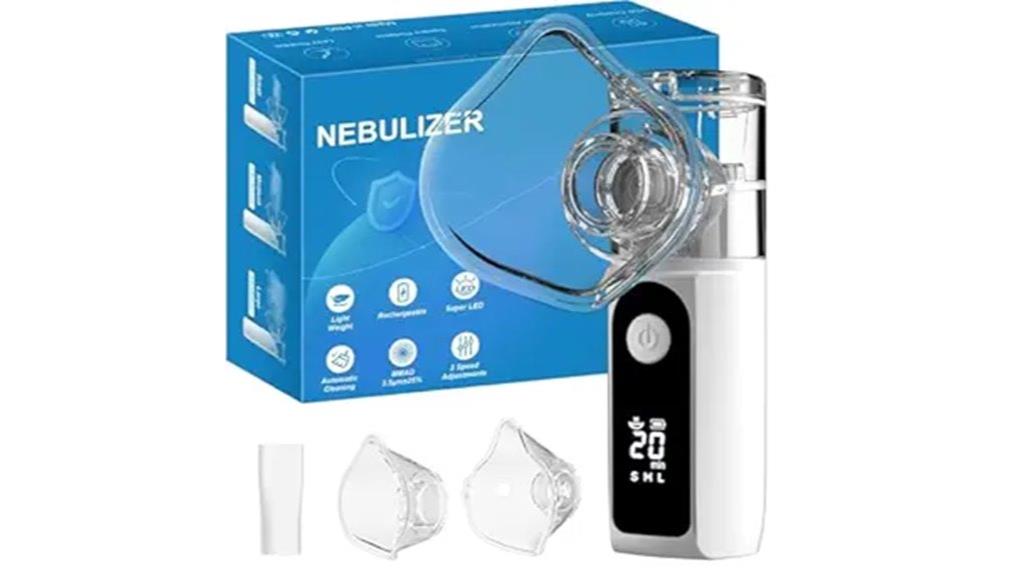 portable nebulizer with led