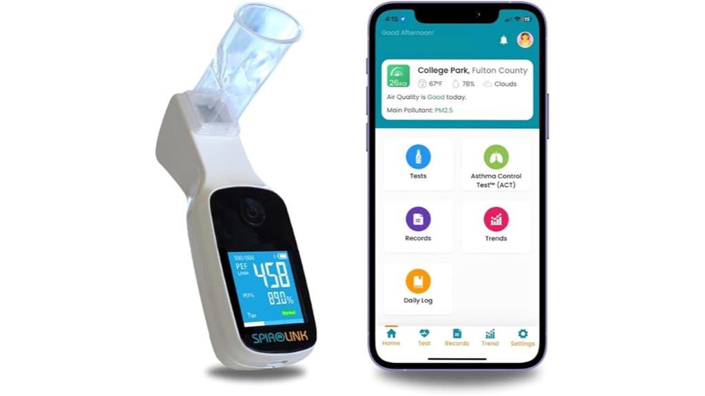 portable peak flow meter