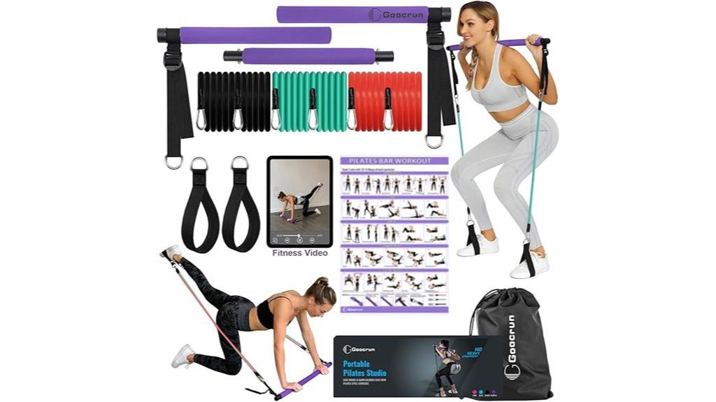 portable pilates bar kit