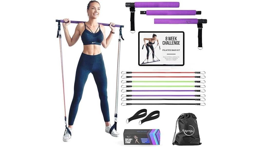 portable pilates bar kit
