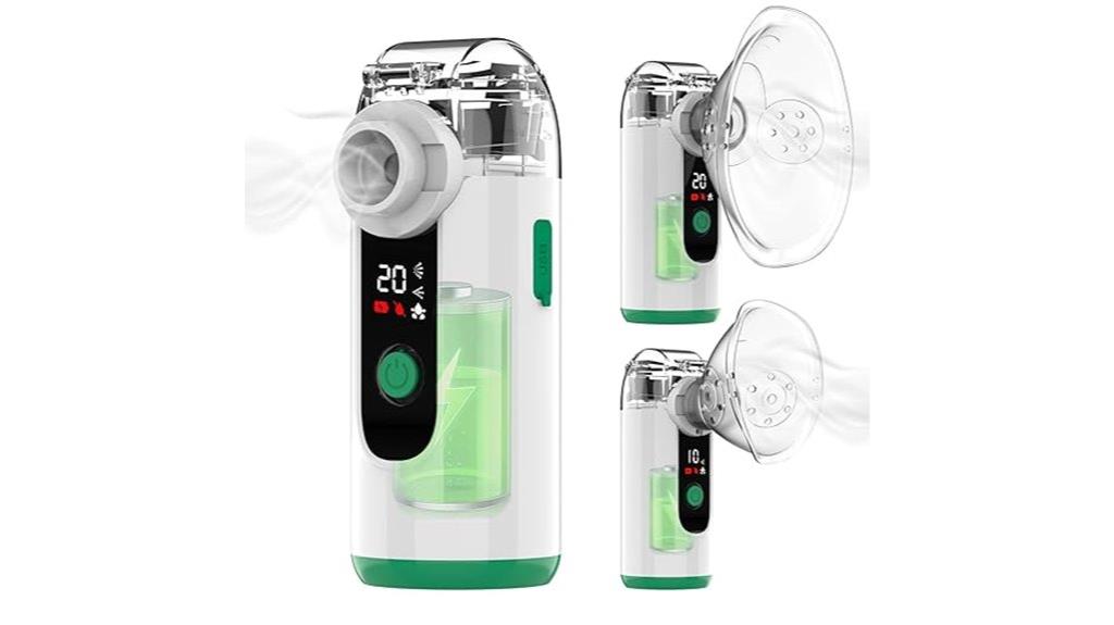 portable respiratory nebulizer