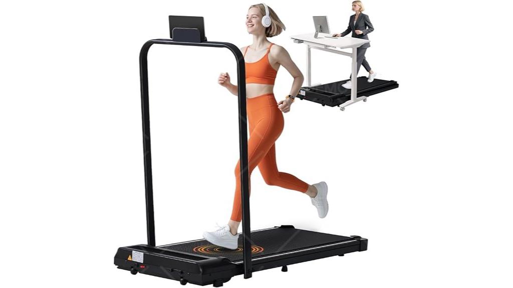 portable small space treadmill