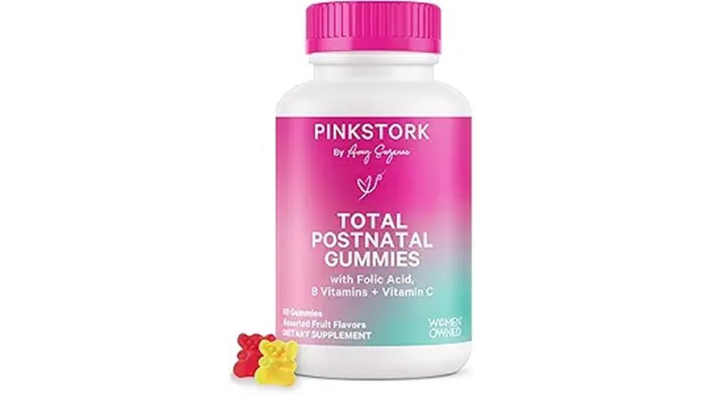 postnatal vitamin gummies pack