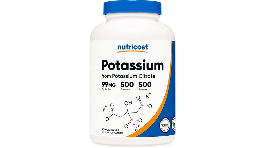 potassium citrate 500 capsules