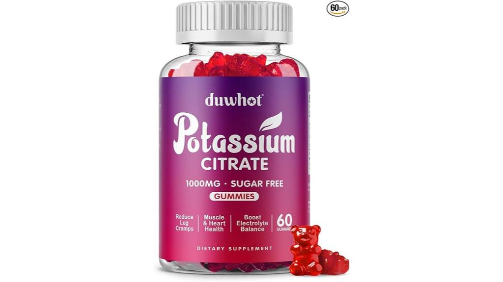 potassium citrate gummies 1000mg