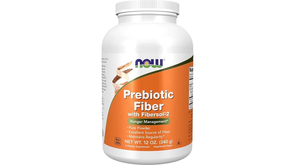 prebiotic fiber supplement bottle