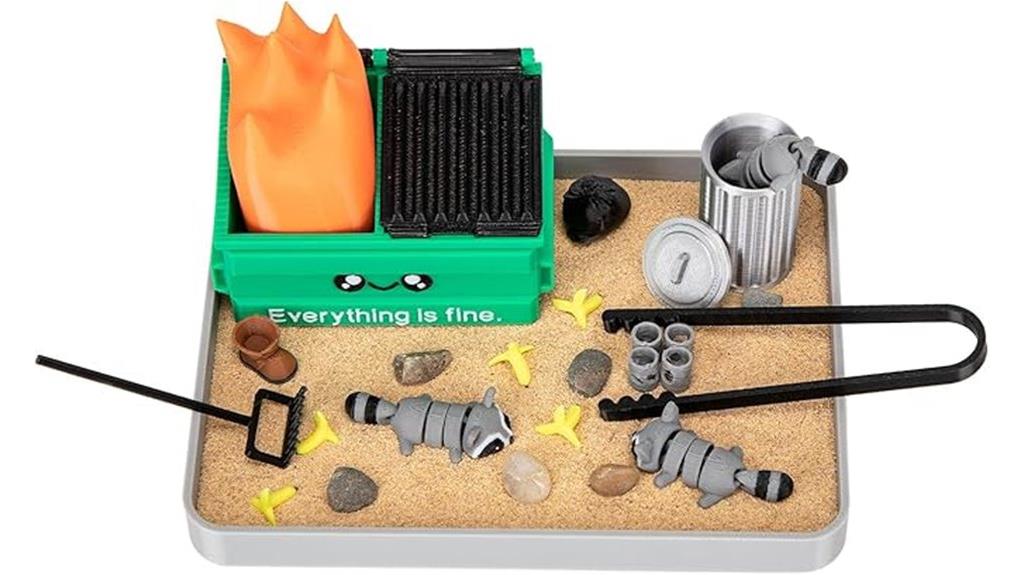 raccoon dumpster fire zen