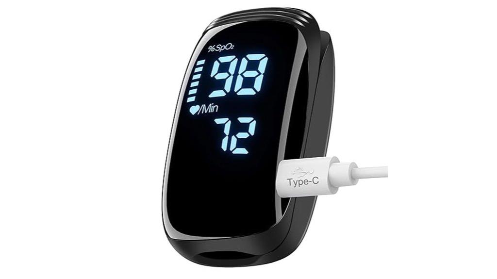rechargeable fingertip pulse oximeter