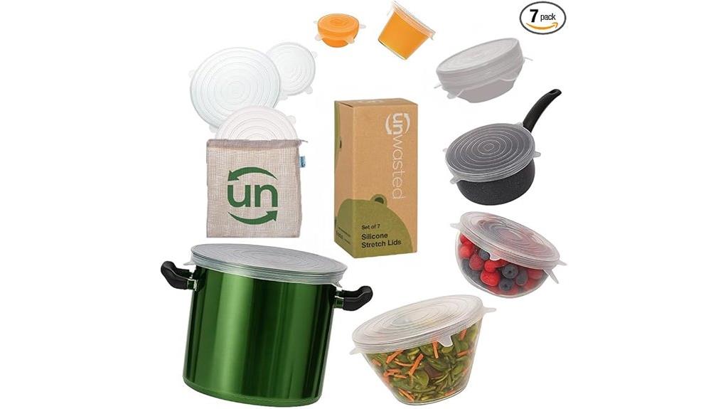 reusable silicone food lids