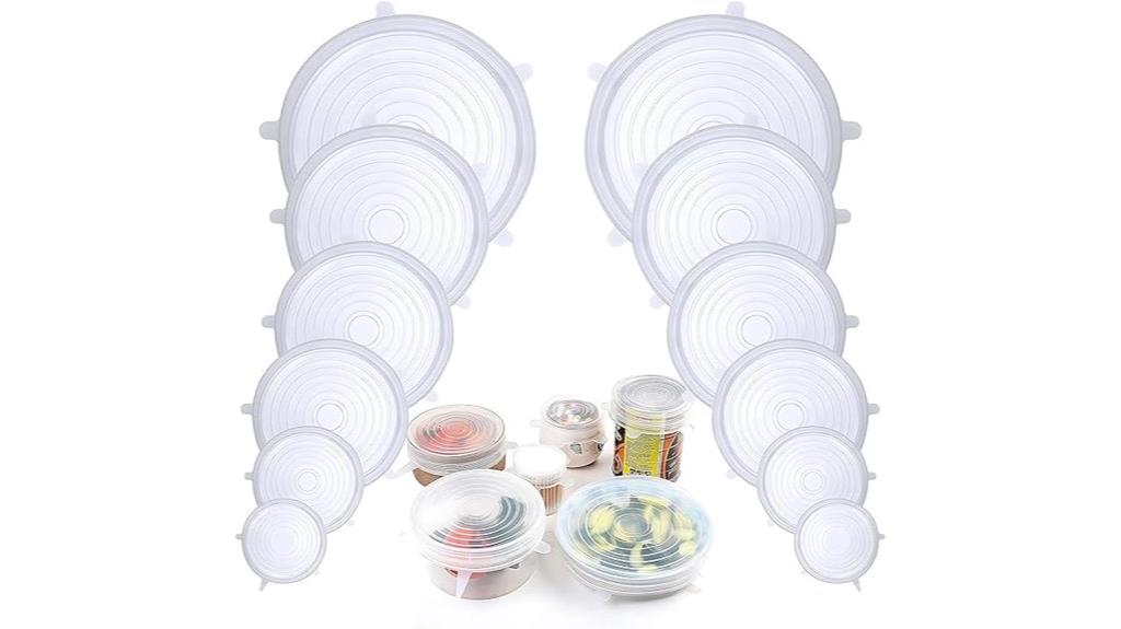 reusable silicone stretch lids
