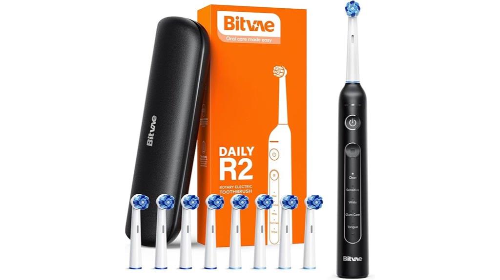 rotating electric toothbrush set