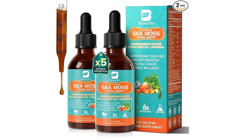 sea moss and black seed oil