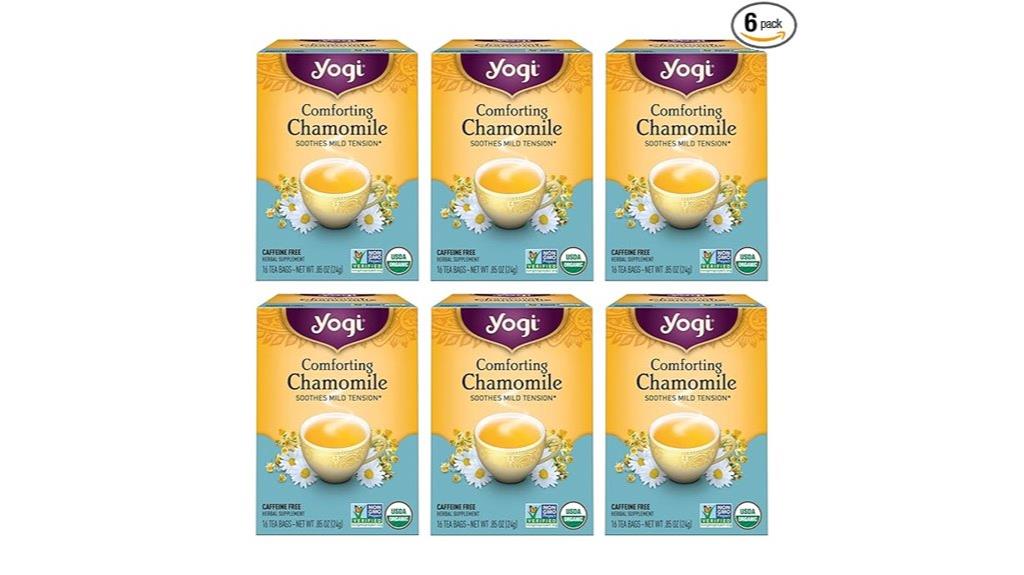 six pack chamomile teas
