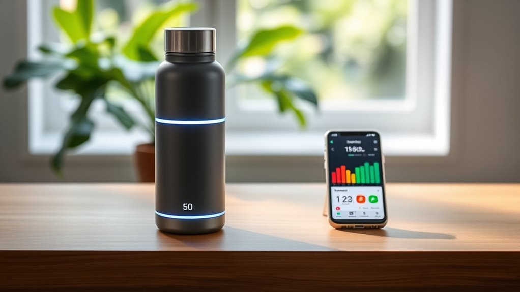 smart hydration app enabled bottles