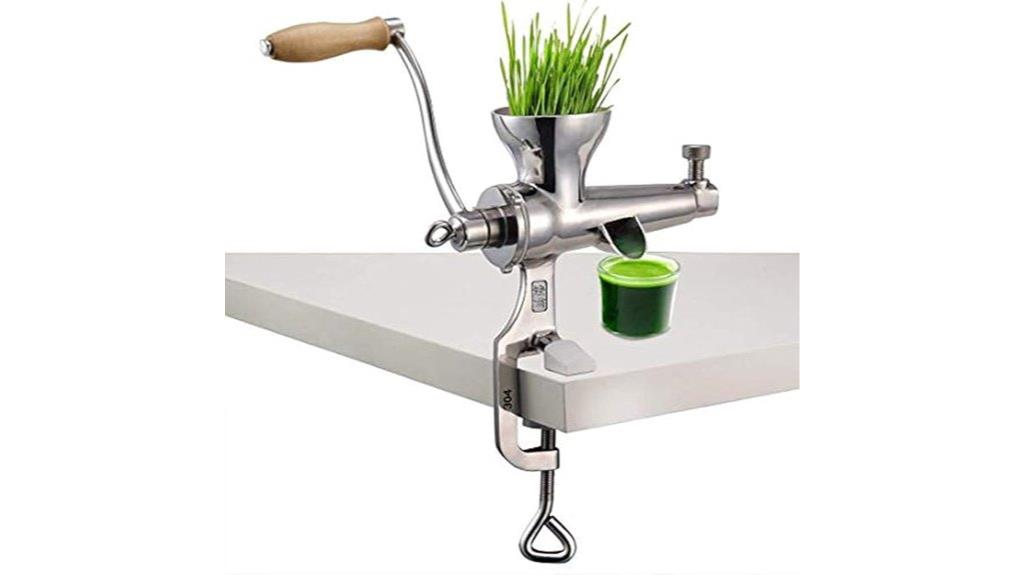 stainless steel manual juicer