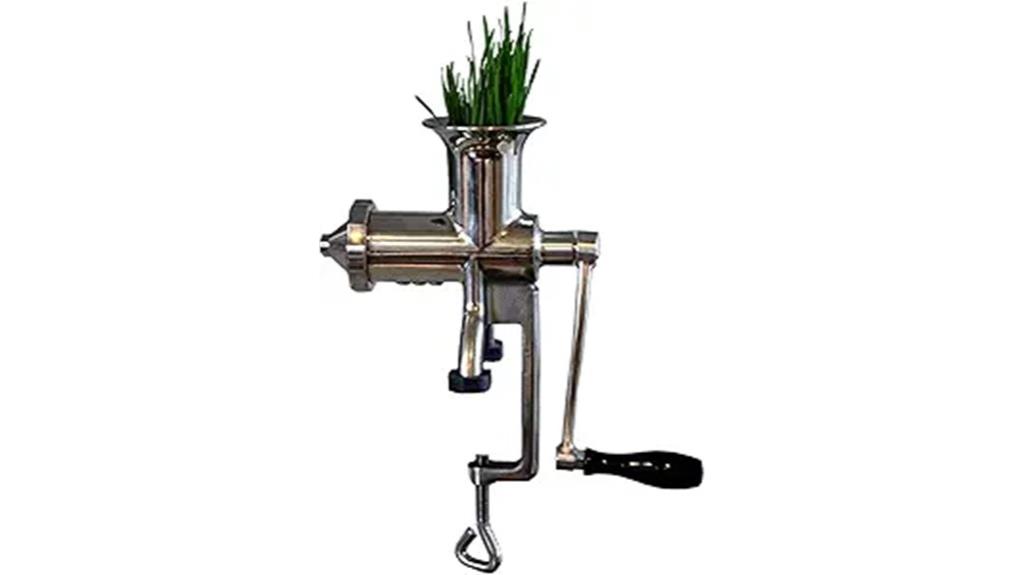 stainless steel wheatgrass juicer
