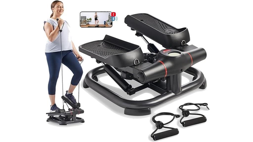 stepper with resistance bands