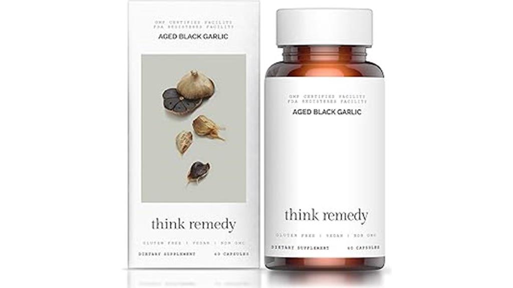 suppressed garlic supplement capsules