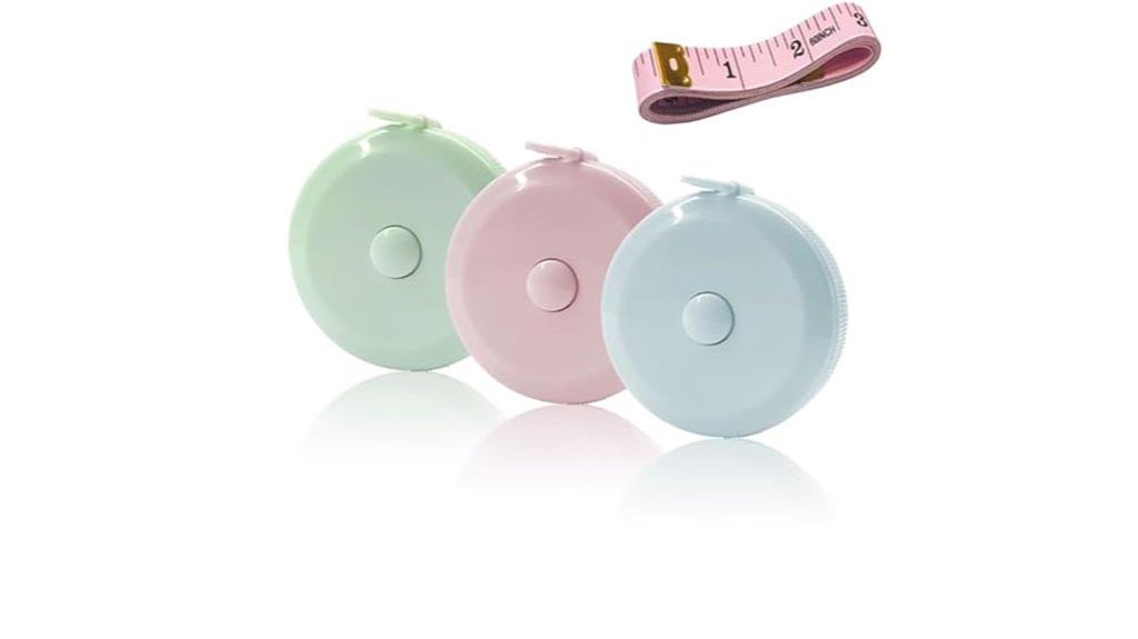 three pack measuring tapes