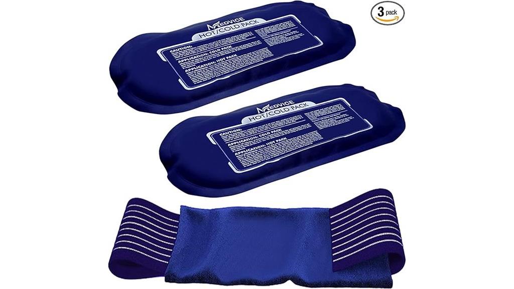 three piece gel packs