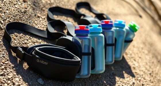 top running belts with bottles