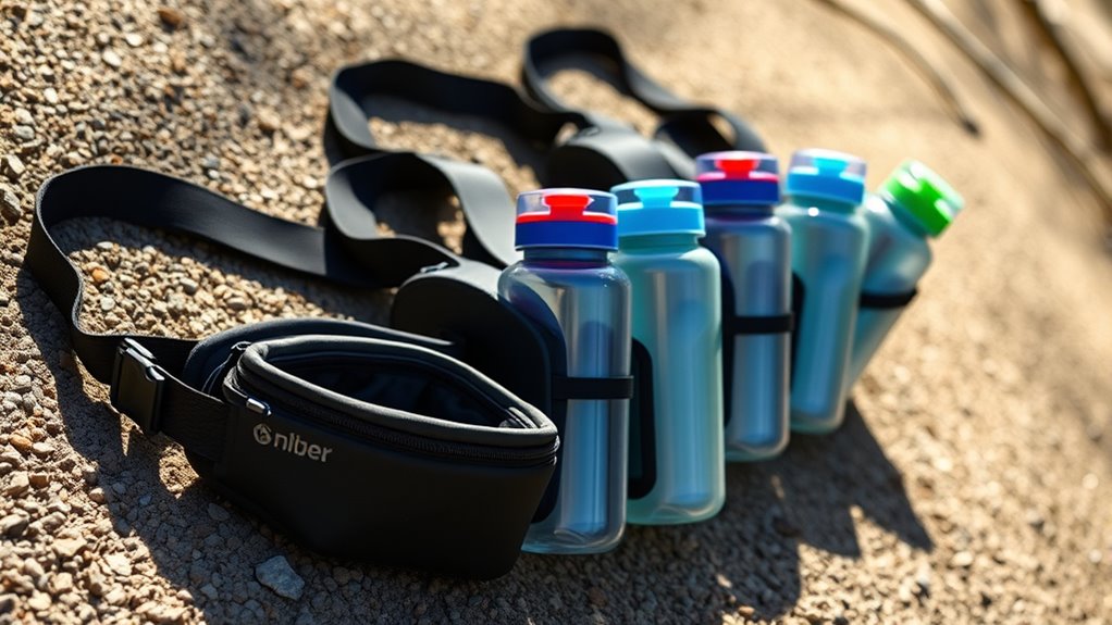 top running belts with bottles