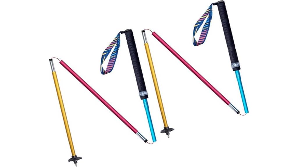 trail running poles set