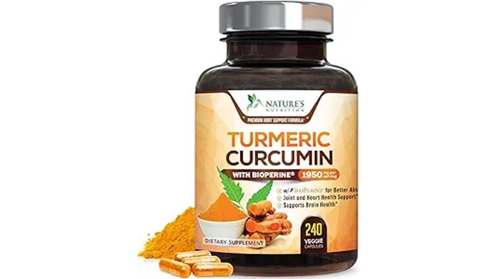 turmeric curcumin capsules pack