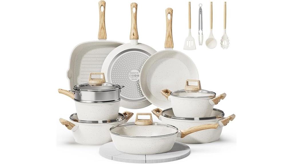 twenty four ceramic cookware set