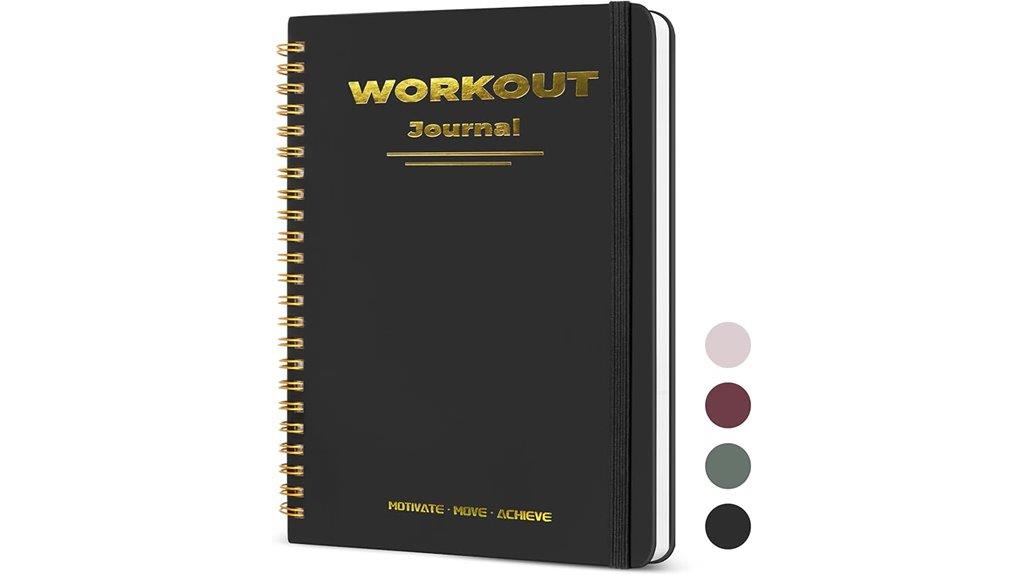 undated fitness workout journal