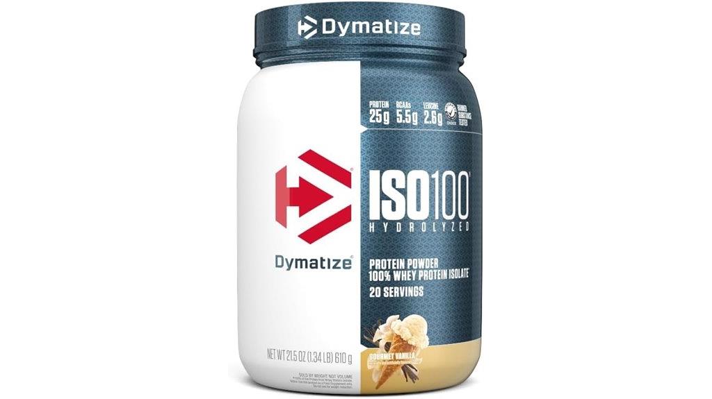 vanilla flavored protein powder