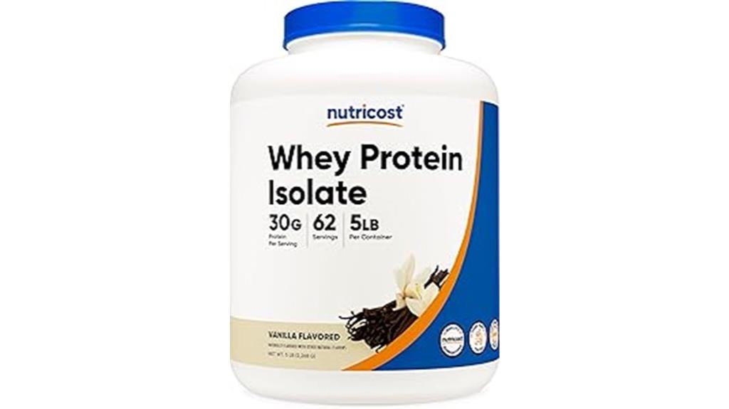 vanilla isolate whey powder