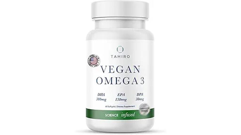 vegan omega 3 softgels