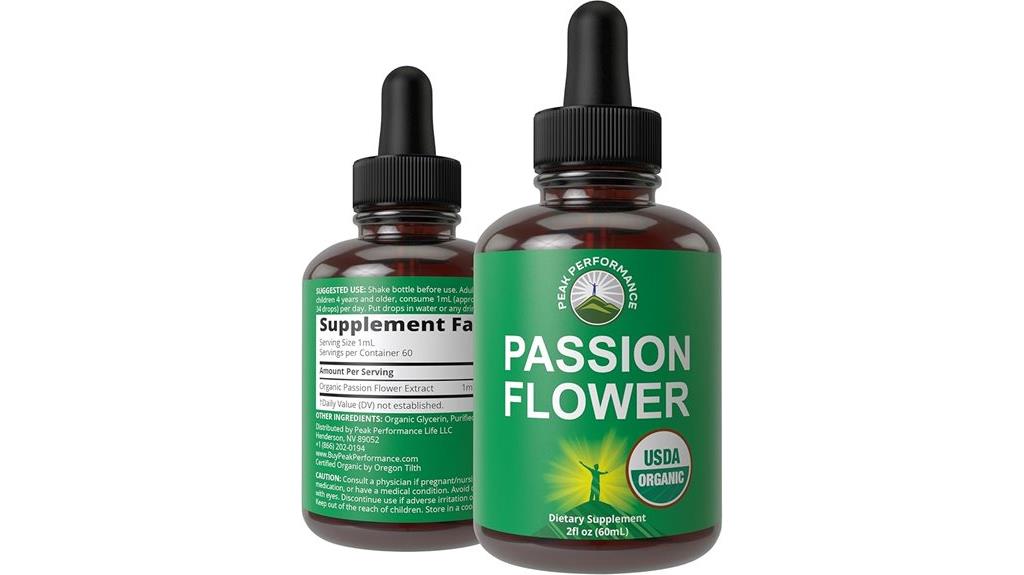 vegan organic passion flower