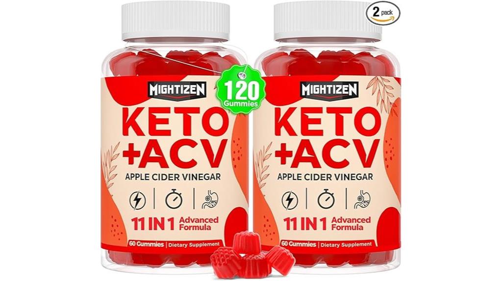 vegan probiotic cider gummies