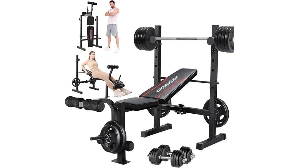 versatile adjustable weight bench