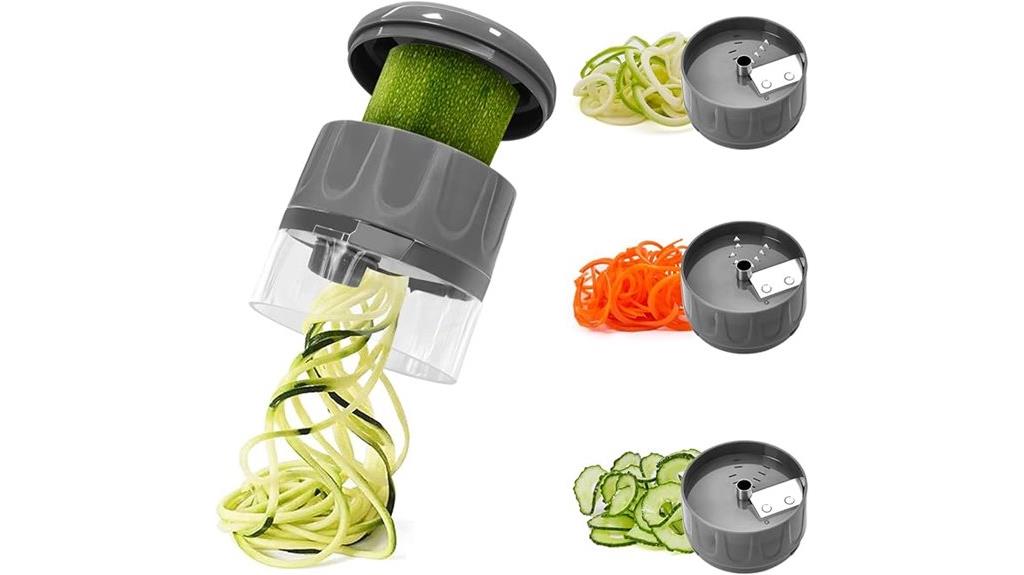 versatile vegetable spiralizer slicer