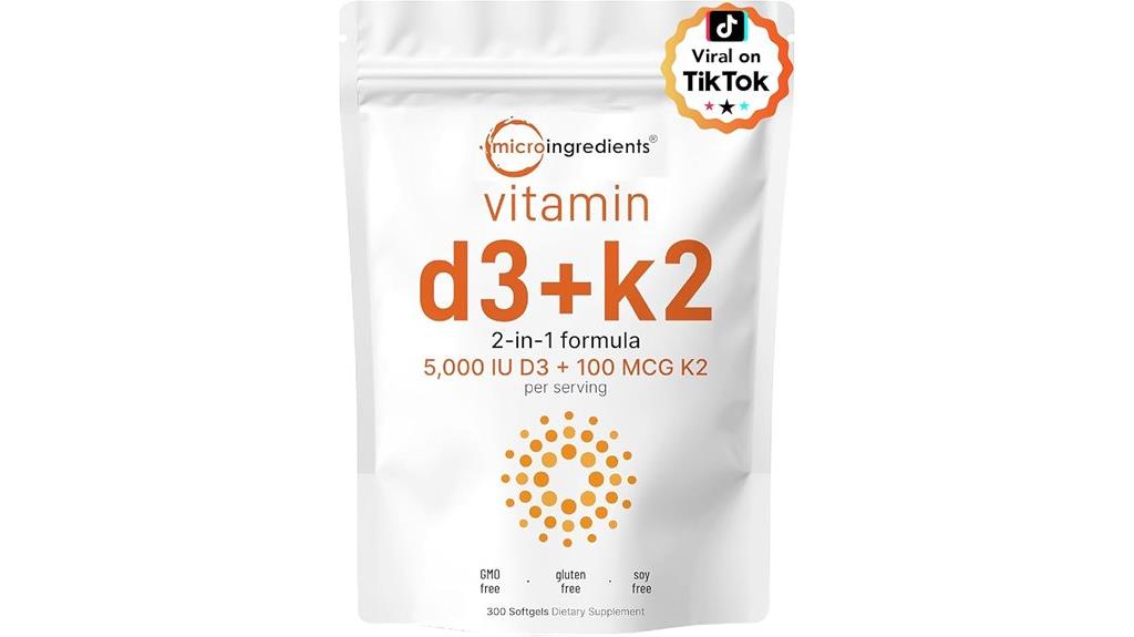 vitamin d3 k2 softgels