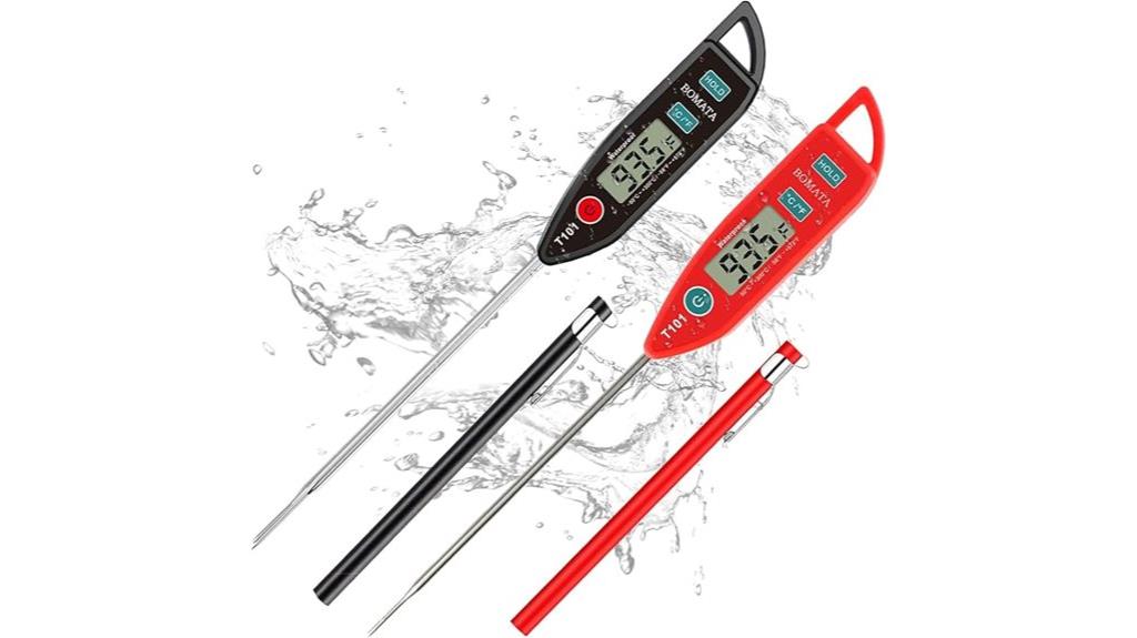 waterproof meat thermometers pack