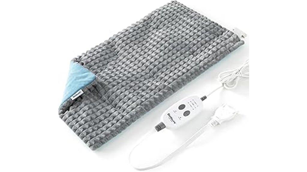 weighted heated neck pad