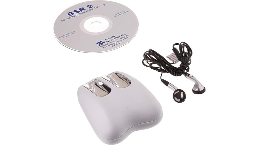white galvanic skin response device